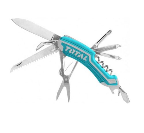 Мултифункционален сгъваем нож TOTAL, 12 в 1