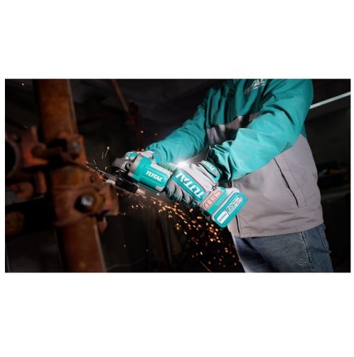 Акумулаторен безчетков ъглошлайф TOTAL TAGLI2111561, 20 V, Ф 115 мм, 1 x 4 Ah