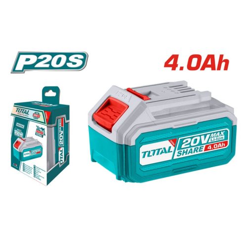Акумулаторна батерия TOTAL TFBLI2002Industrial, Li-Ion, 20 V, 4.0 Ah