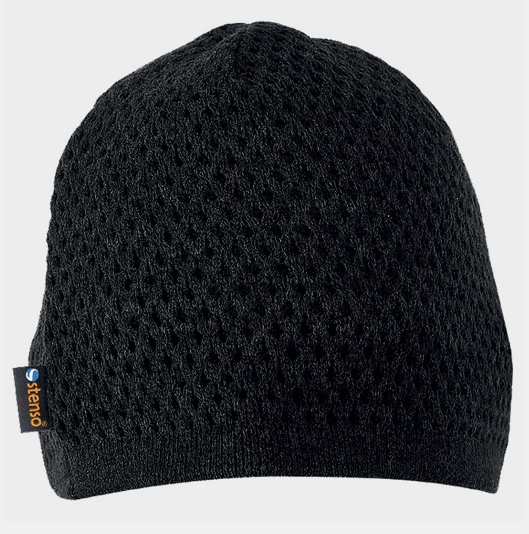 0000032304 Плетена зимна шапка VAIL BLACK 100% акрил 06600082