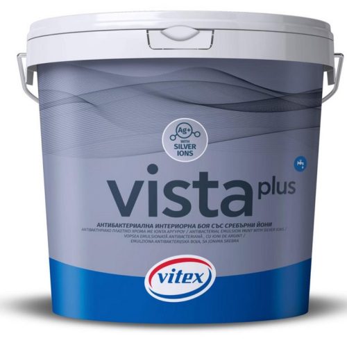 Интериорна боя Vitex Vista Plus BW (Бяла)със сребърни йони 2.94 л