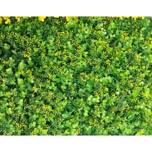 Изкуствена Трева За Стена 40x60см DIY-AP-67 Едро Жълто