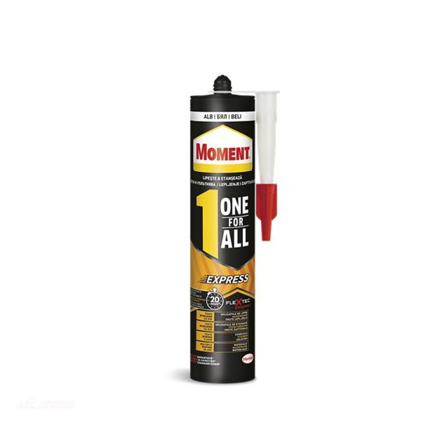 Mонтажно лепило Moment OneForAll Flextec бяло 440 г