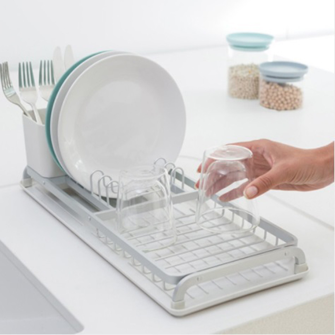 Сушилник за съдове Brabantia Light Grey КОМПАКТЕН 1000203