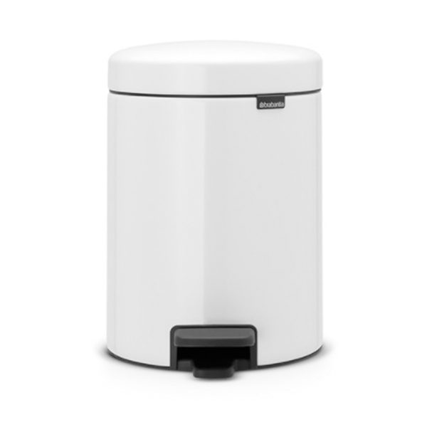 Кош за смет с педал NewIcon 5L, White Brabantia
