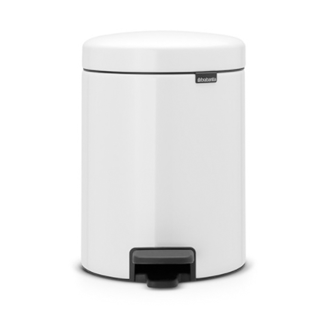 Кош за смет с педал NewIcon 5L, White Brabantia