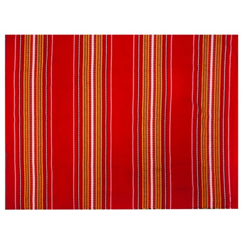 Покривка битова 150х150 см Червена,зелена,бяла