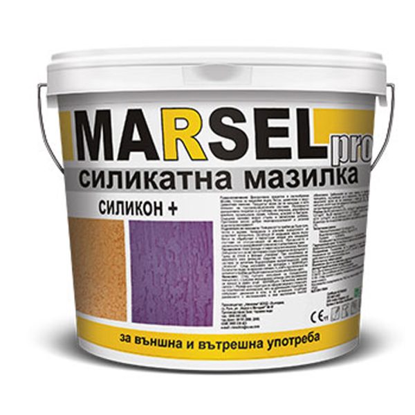 Декоративна мазилка силикон бяла Marsel Pro Д1,5 25кг