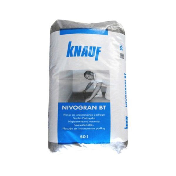 Суха Посипка за за нивелиране на основи в сгради Knauf Nivogran BT - 50л