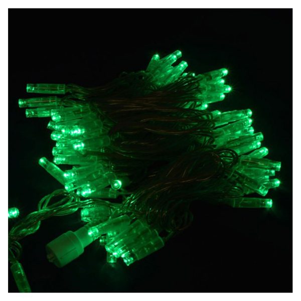 LED СВЕТЕЩО ВЪЖЕ 10М 100 LED ЗЕЛЕНО IP44 230V Lightex 722AM0011014