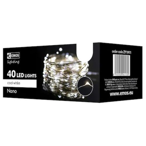 Коледни Лампички Emos Zy1911t, 40 Nano Led Лампички, 4 М