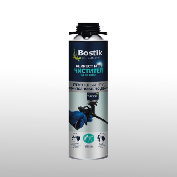 Чистител за ПУ-пяна Bostik 500 мл - ПРОЗРАЧЕН