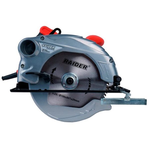 Ръчен Циркуляр Електрически Raider RD-CS22, 1500 W, ф 190 мм (052201)