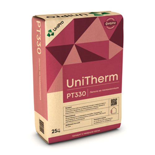 УНИКАЛПРОЕКТ УНИТЕРМ PT330 ЛЕПИЛО ЗА ТОПЛОИЗОЛАЦИЯ 25 КГ 10300013