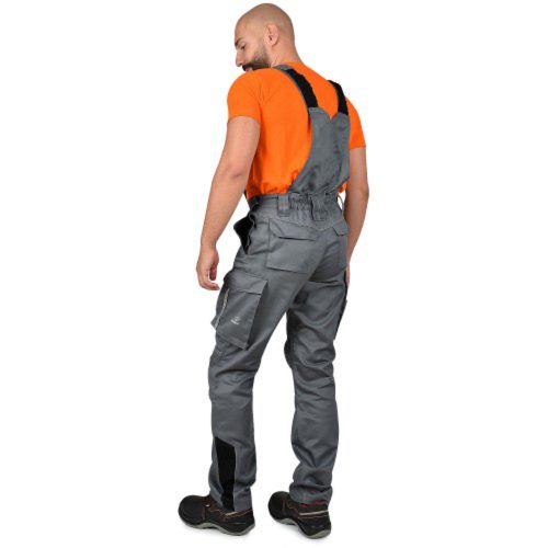 Полугащеризон raptor salopette сив