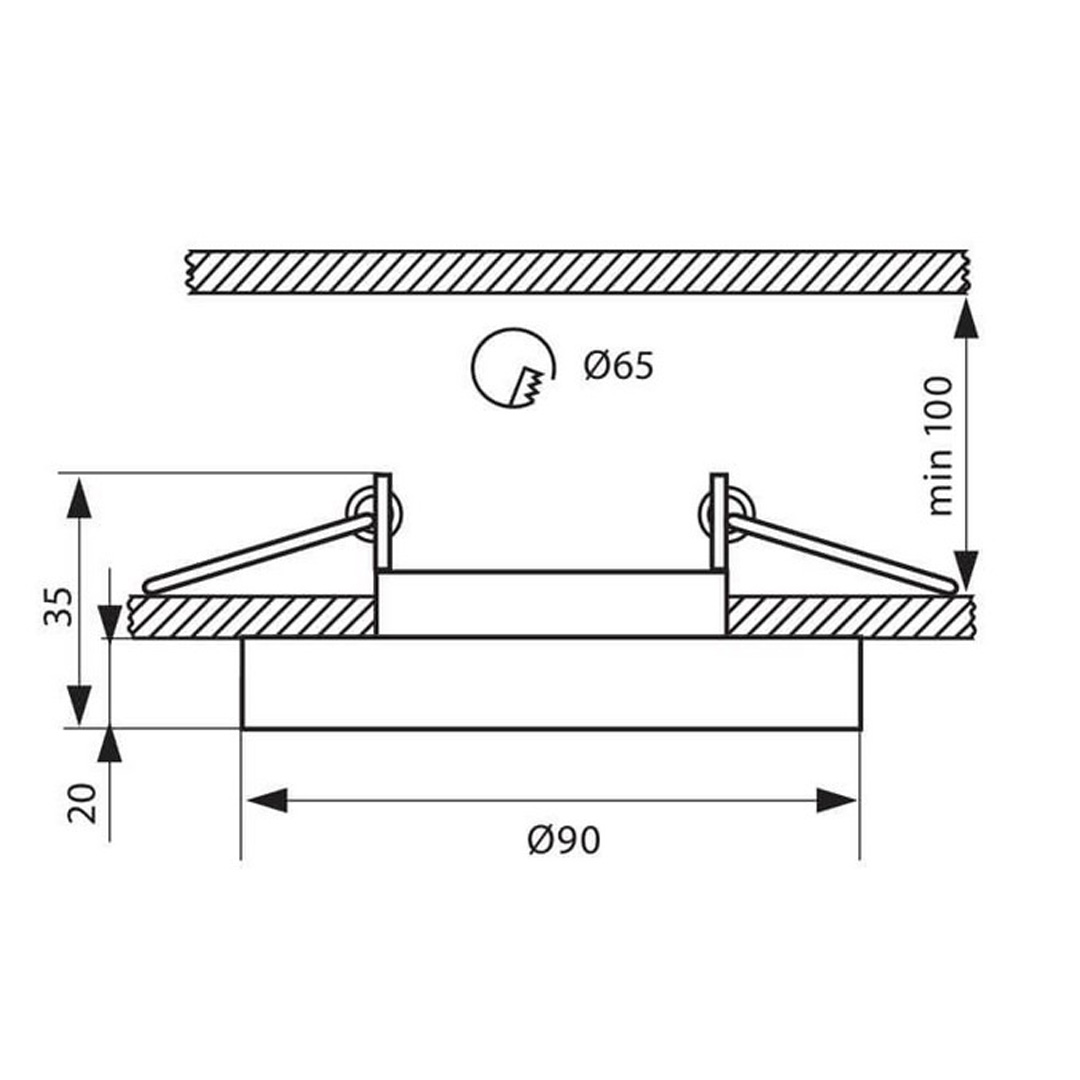 Луна стъкло SRYSTAL SL420 SR сребро 3875