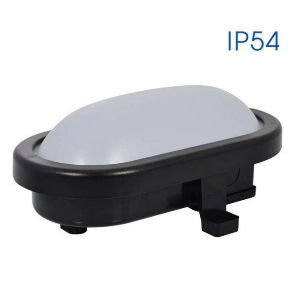 ПЛАФОНИЕРА LED RENE 230V неутрална светлина IP54 8W BK/CL 4000K/003961