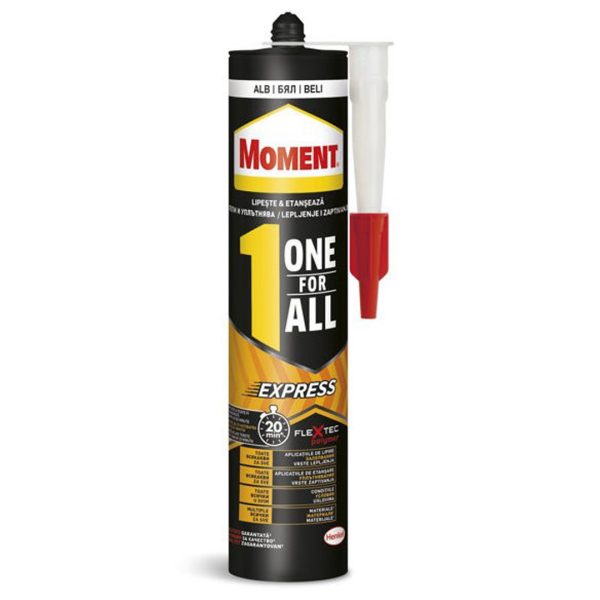 Монтажно лепило Moment - One For All Express бяло 390гр