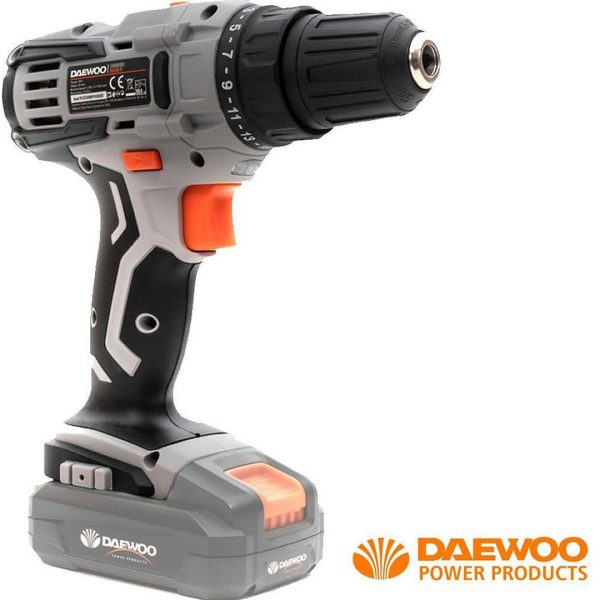 Бормашина Ударна Акумулаторна DAEWOO DALD18-M1, UNI-BAT, 20 V, 44 Nm, 13 мм, без батерия и зарядно