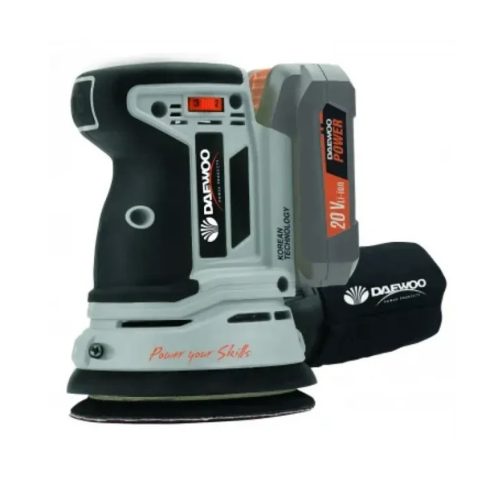 Ексцентършлайф Акумулаторен  DAEWOO DALOS18-1 UNI-BAT, 20 V, 125 мм, без батерия и зарядно