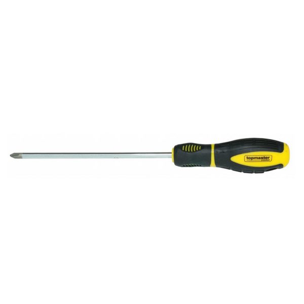 Отвертка кръстата Ph1 5х300mm S2 Topmaster Professional ТМР 221591