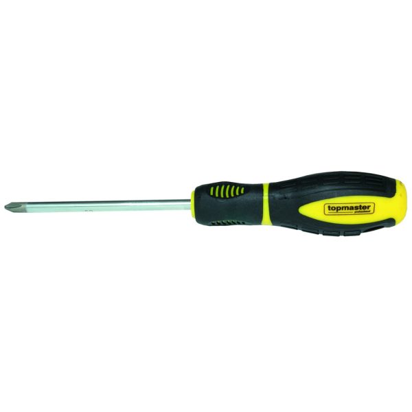 Отвертка кръстата Ph2 6х125mm S2 Topmaster Professional ТМР 221516