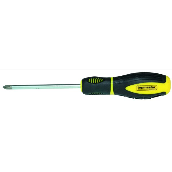 Отвертка кръстата Ph1 5х100mm S2 Topmaster Professional ТМР 221515