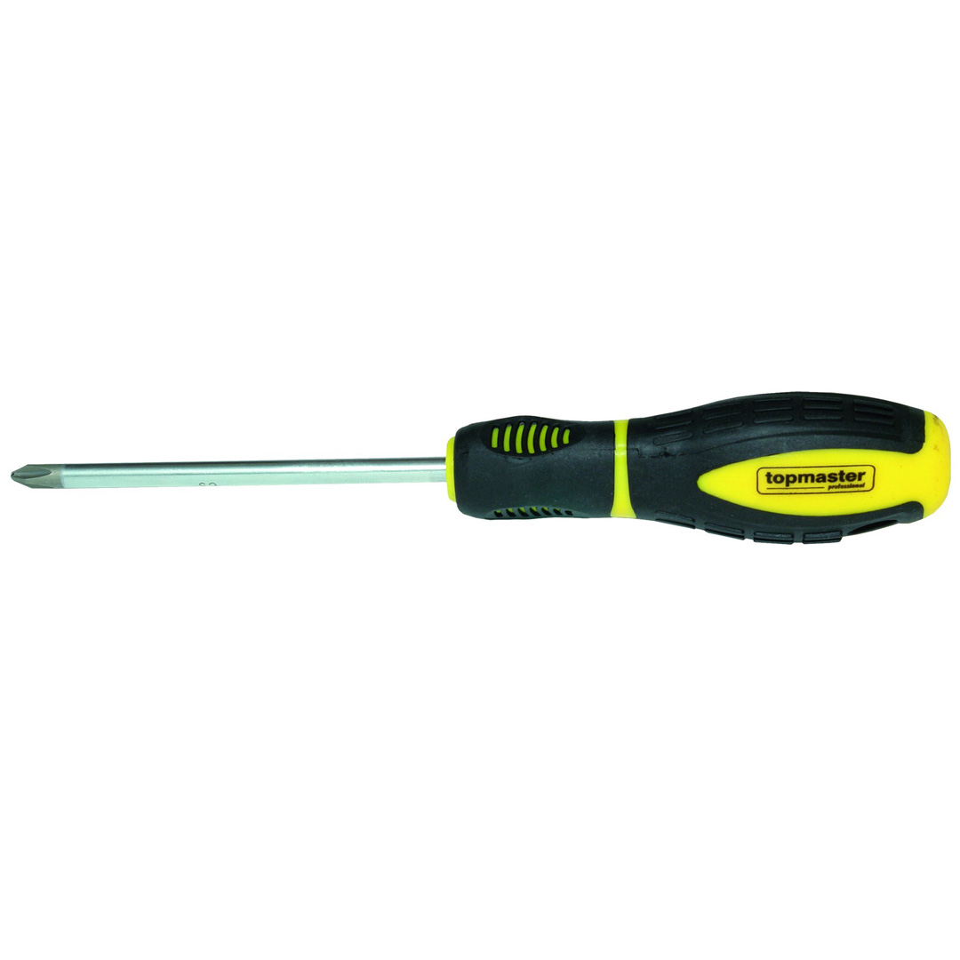Отвертка кръстата Ph0 3х100mm S2 Topmaster Professional ТМР 221577