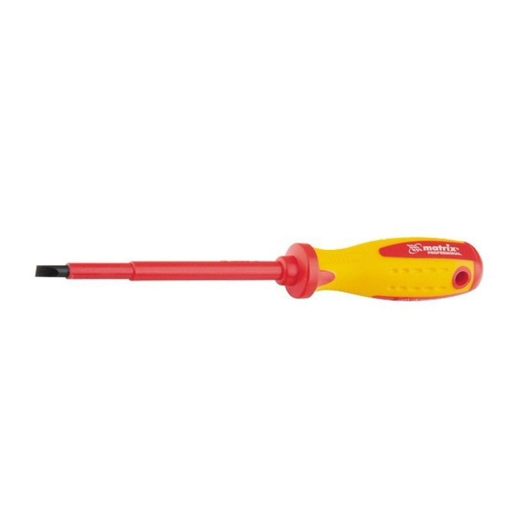Отвертка плоска изолирана, SL6,5х150mm, до 1000 V, 2K дръжка, MTX 129209
