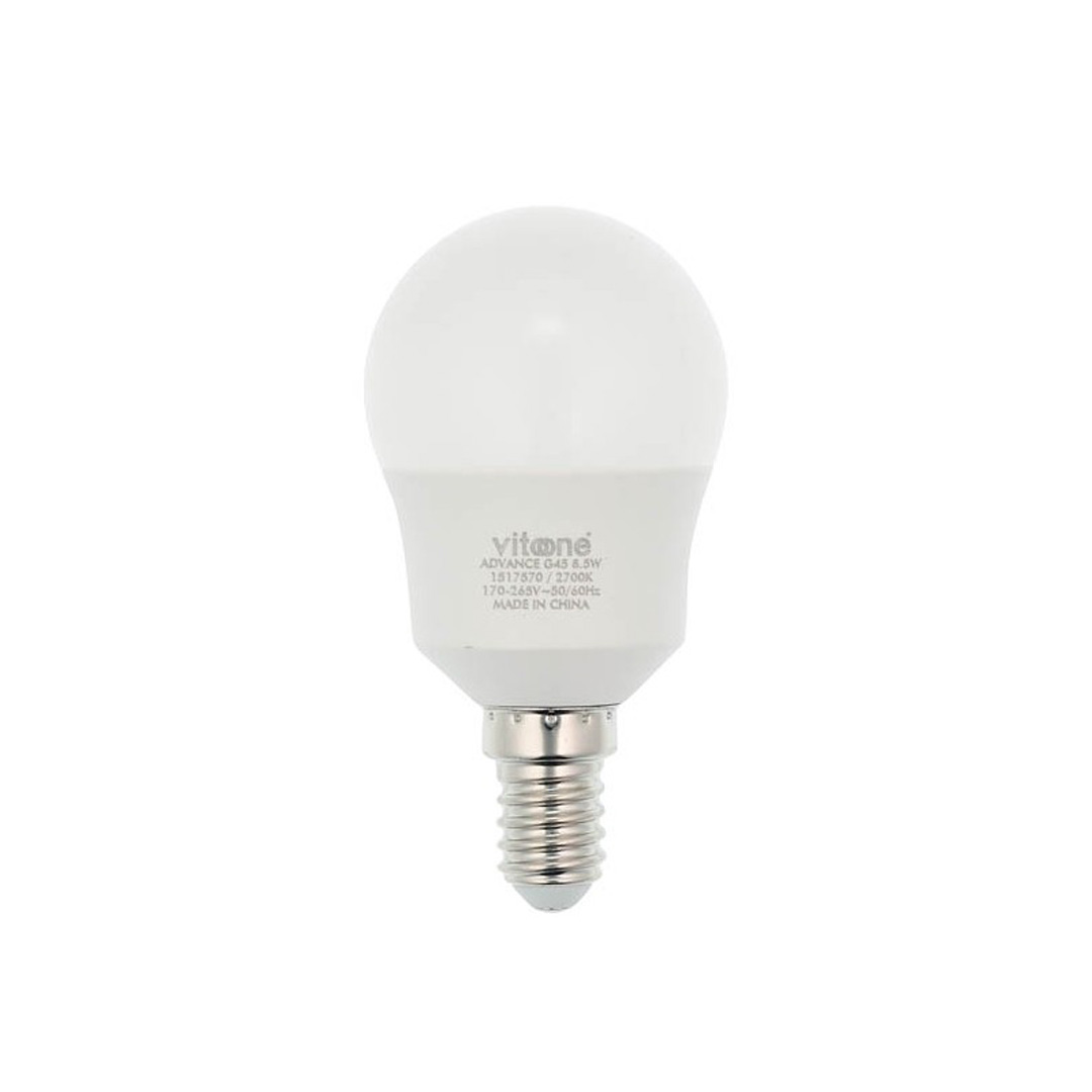 LED КРУШКА ЛАЙТ VO/ADVANCE/G45 /8.5W/SMD/E14/4000K/CBOX/LEDBULB 1517580/ 772072