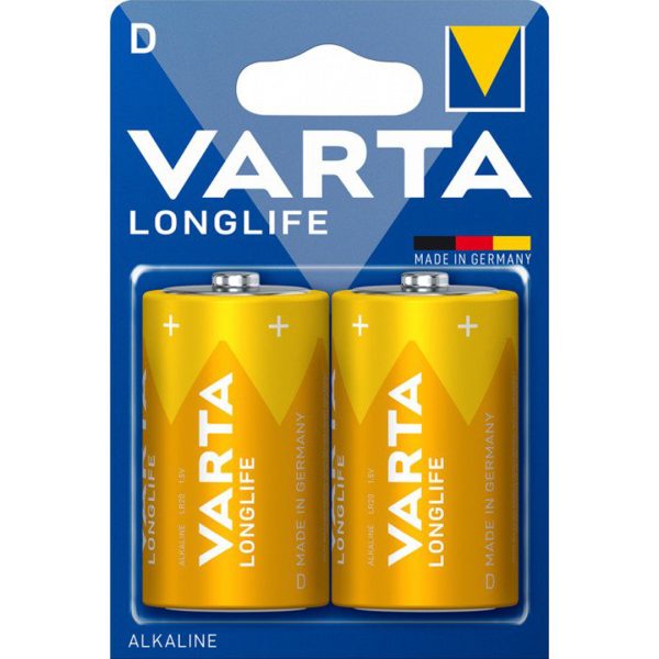 VARTA LONGLIFE алк. D 2бр. батерия *25348 070303