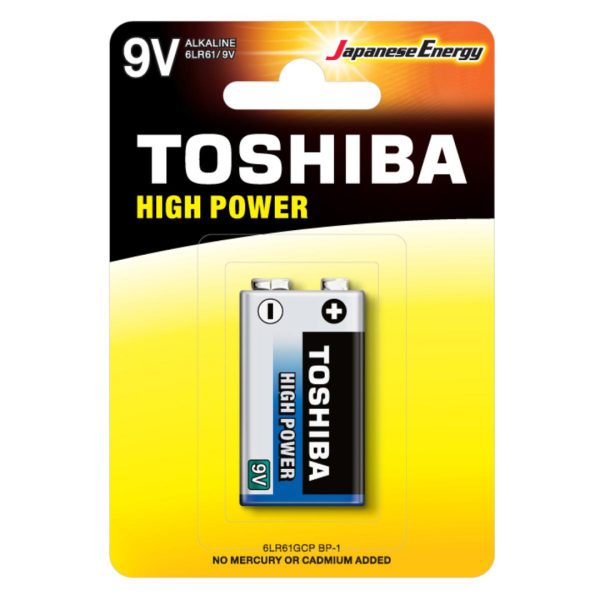 Батерия 9V Toshiba BLUELINE 6LF22G