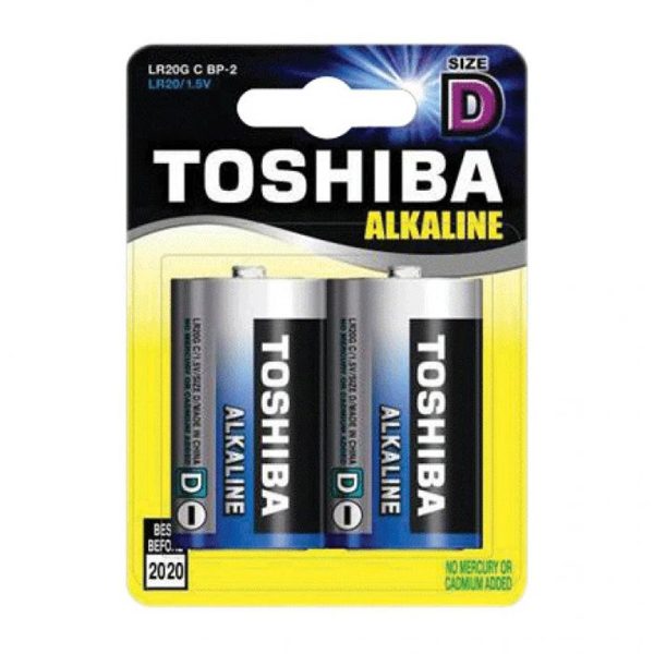 Батерия D LR20 2 броя/блистер TOSHIBA