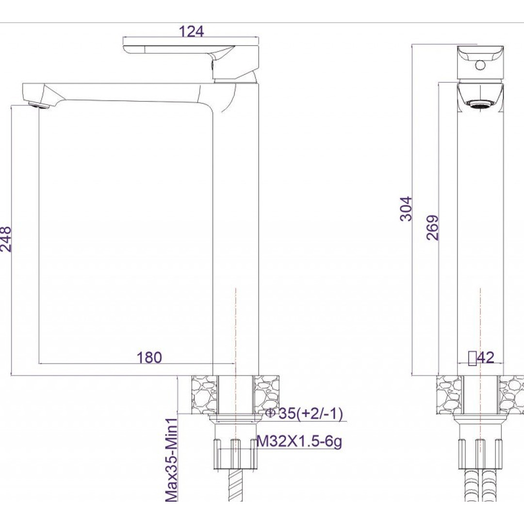 Смесители ICF 111321GG Сив