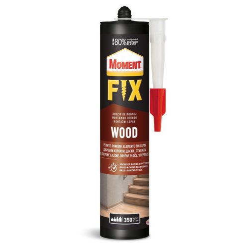 Монтажно лепило за дървени елементи MOMENT FIX Wood , Сметанов, 385g 285G2824102