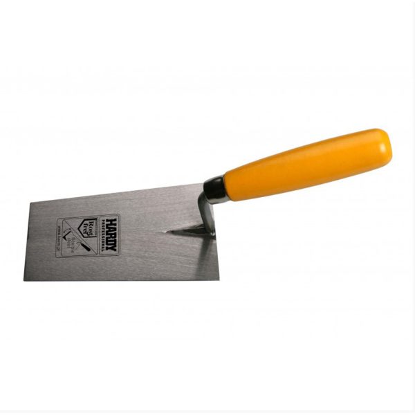 Мистрия шпакловъчна, серия 30, 12х8, заварена, полирана дръжка Hardy 0810-301208
