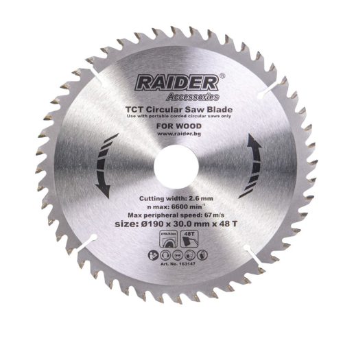 Диск за циркуляр 190x48тx30mm 163147