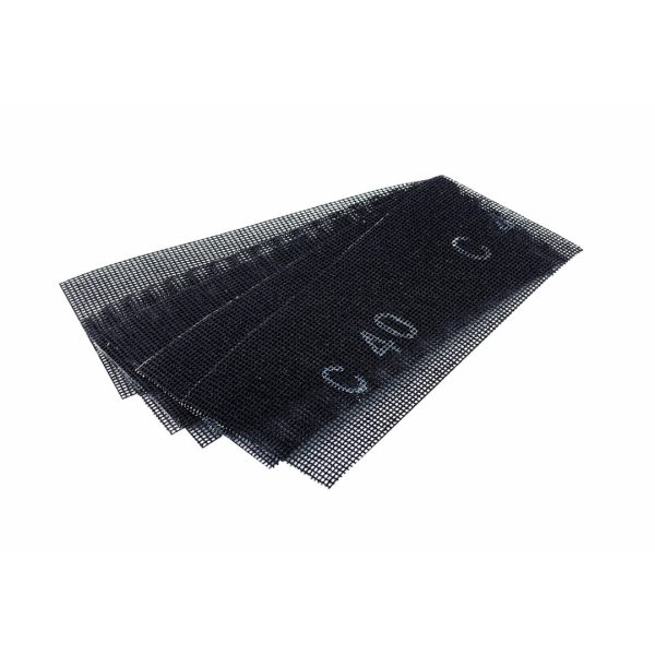 Шкурка мрежа от силициев карбид 93x230mm Raider 184103 Р80 5БР./опаковка