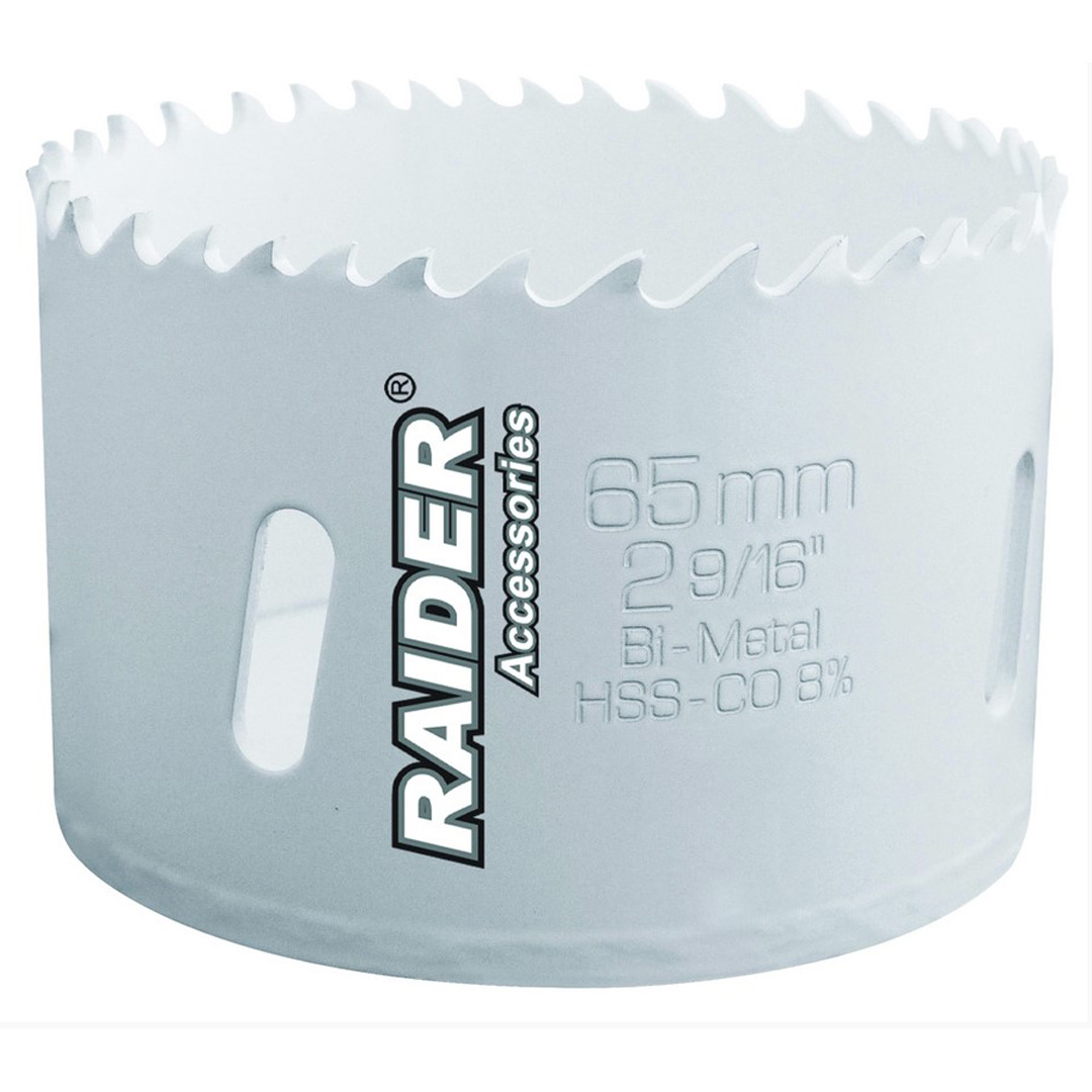Боркорона HSS bi-metal 8% Co ø65 mm M42 Raider 157830