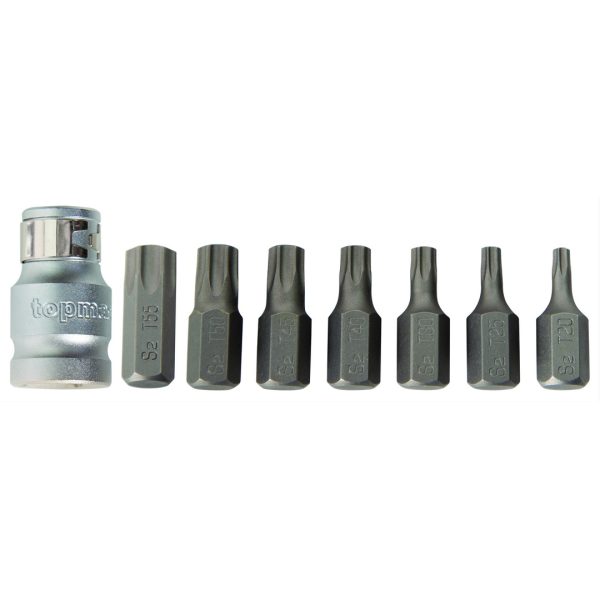 Накрайници торкс Т20-Т55 к-т 8бр S2 Topmaster Professional TMP 330325