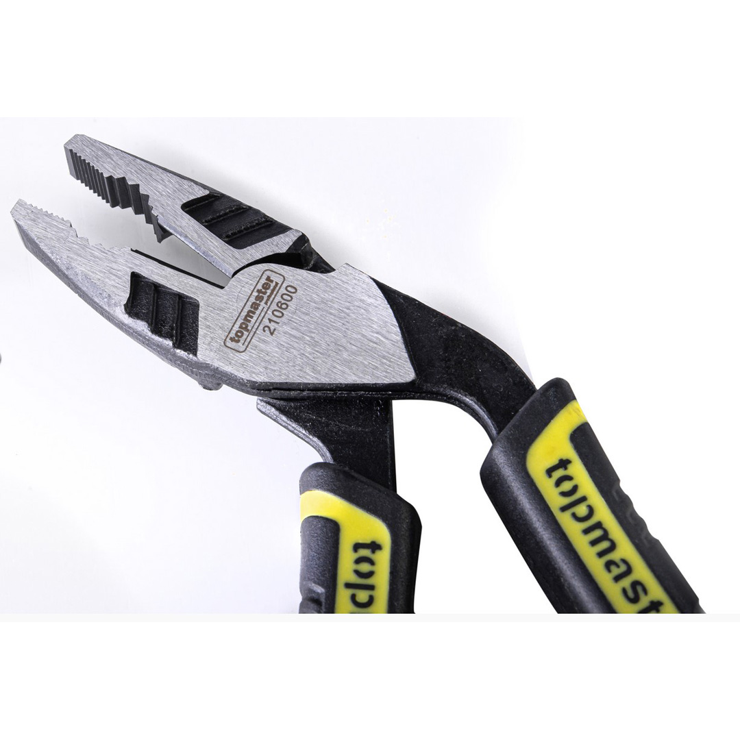 Клещи комбинирани извити трето поколение 190 mm Topmaster Professional ТМР 210600