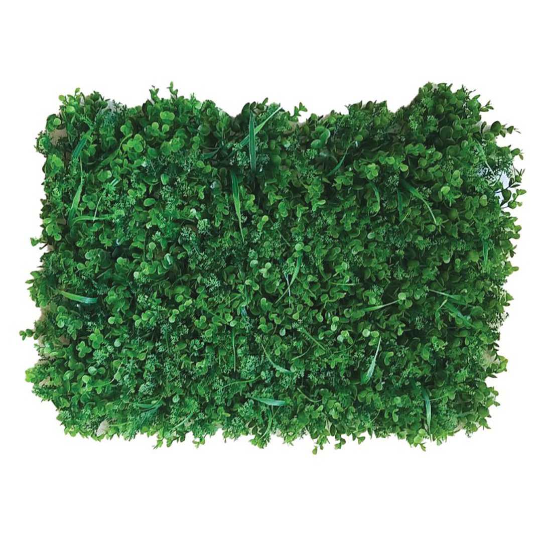 Изкуствена трева за стена, зелено 1, 40x60 см, DIY-AP-30