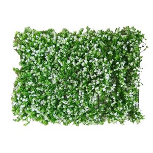 Изкуствена Трева За Стена 40x60см DIY-AP-19 Ситно бяло