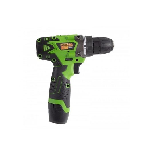 Винтоверт Акумулаторен PROCRAFT PA12Li,  2 батерии 12V, 1.5Ah, 1200 об/мин, 2 работни скорости