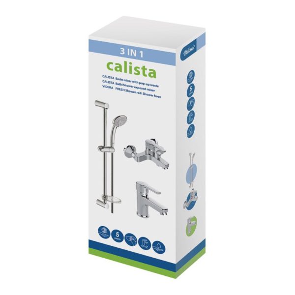 Промо комплект смесители VIDIMA CALISTA 3 в 1 B1435AA