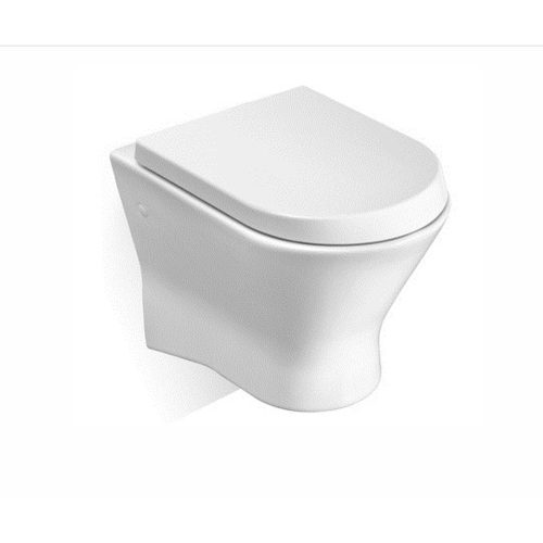 Компактна окачена тоалетна модел Roca NEXO Clean Rim A34664L000