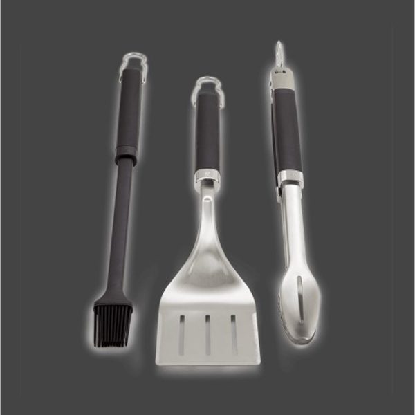 Комплект 3 бр.Прибори за барбекю Росима weber new /6764
