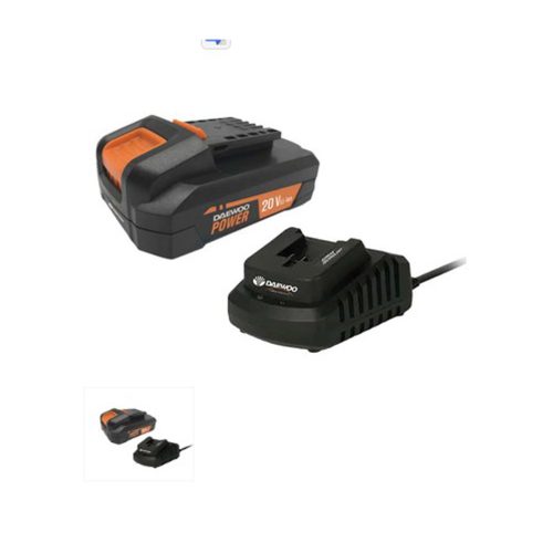 Зарядна станция DAEWOO "UNI-BAT" / 21V, 2.5Ah + 1бр. Батерия "UNI-BAT" 20V, 2.0Ah /