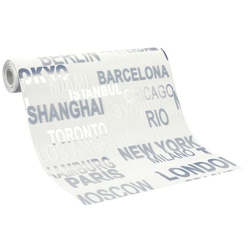 Тапет Бестселър Сиви Столици Думи Бяло 102766707