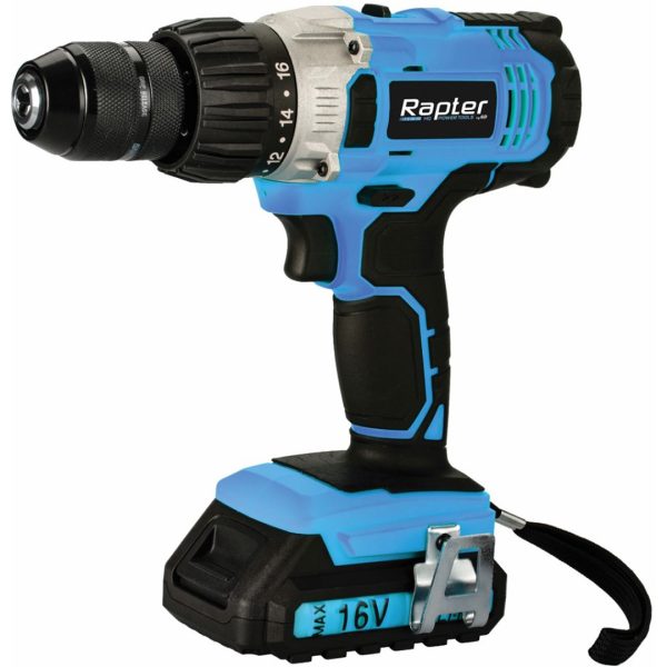 Винтоверт Акумулаторен RAPTER RR44165 LCD-10116 V 2 Ah 20 Nm